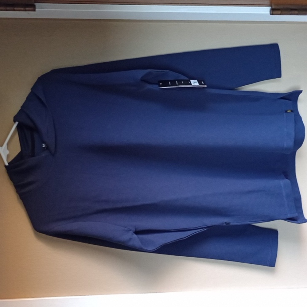 Point Summit Waffle Texture Active Hooded Athletic Long Sleeve Shirt New SizeM
